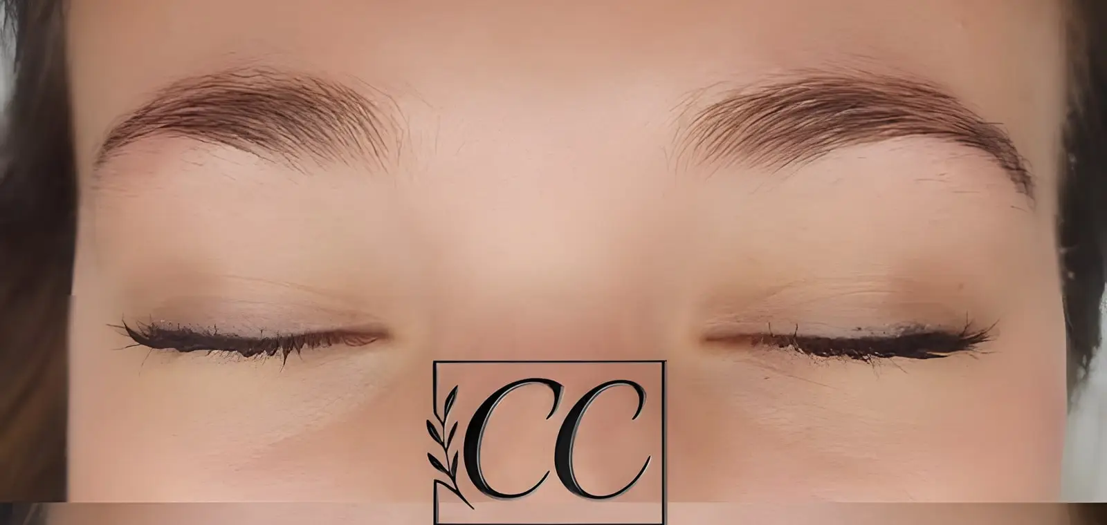 Before: fair, sparse brows